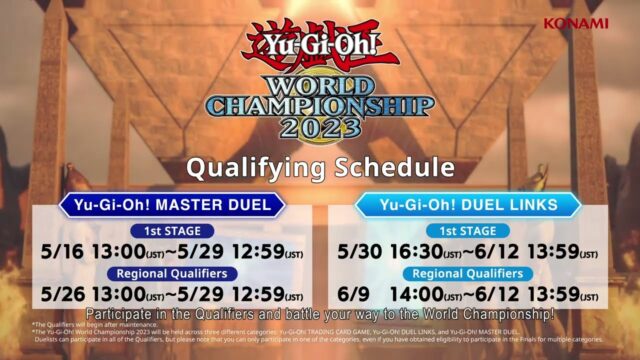 LA CAMPAÑA YU-GI-OH! MASTER DUEL ROAD TO WORLDS! COMIENZA EL 10 DE MAYO, MIENTRAS QUE YU-GI-OH! DUEL LINKS COMIENZA EL 19 DE MAYO